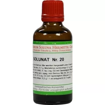 SOLUNAT No. 20 σταγόνες, 50 ml