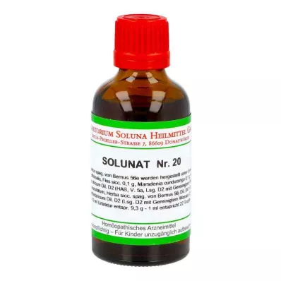 SOLUNAT No. 20 σταγόνες, 50 ml