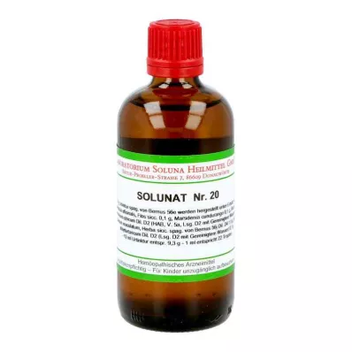 SOLUNAT No. 20 σταγόνες, 100 ml