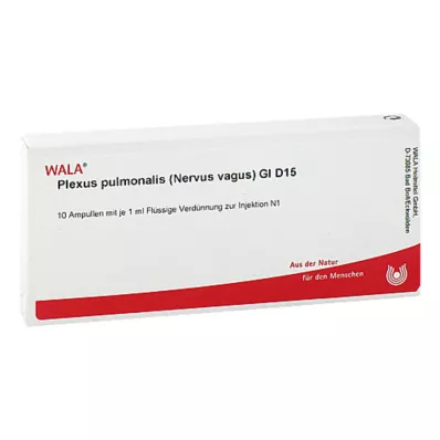 PLEXUS PULMONALIS Nervus vagus GL D 15 αμπούλες, 10X1 ml PLEXUS PULMONALIS Nervus vagus GL D 15 αμπούλες, 10X1 ml
