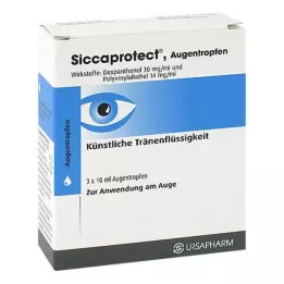SICCAPROTECT Οφθαλμικές σταγόνες, 3X10 ml