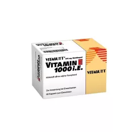 VITAGUTT Βιταμίνη Ε 1000 μαλακές κάψουλες, 60 τεμάχια