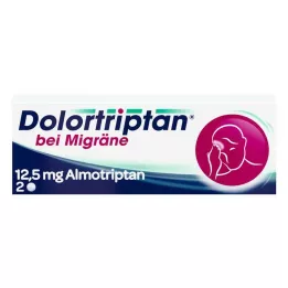 DOLORTRIPTAN για ημικρανία Επικαλυμμένα με λεπτό υμένιο δισκία, 2 τεμ