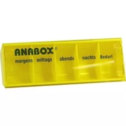 ANABOX Κουτί ημέρας κίτρινο, 1 τεμάχιο