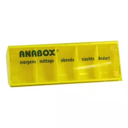 ANABOX Κουτί ημέρας κίτρινο, 1 τεμάχιο