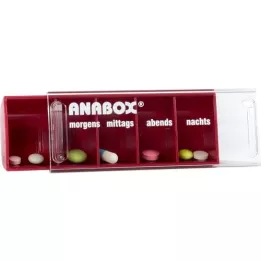 ANABOX Κουτί ημέρας κόκκινο, 1 τεμάχιο