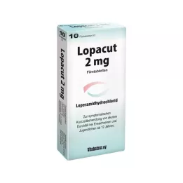 LOPACUT Επικαλυμμένα με λεπτό υμένιο δισκία των 2 mg, 10 τεμάχια