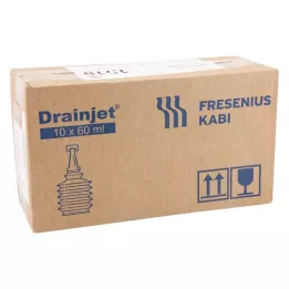 FREKA DRAINJET Αλατούχο διάλυμα 0,9% ISO, 10X60 ml