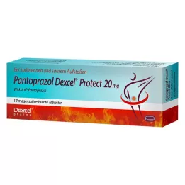 PANTOPRAZOL Dexcel Protect 20 mg δισκίο με εντερική επικάλυψη, 14 τεμάχια