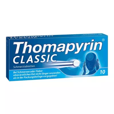 THOMAPYRIN CLASSIC Παυσίπονα δισκία, 10 τεμάχια