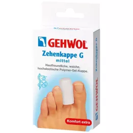 GEHWOL Καπάκι για τα δάχτυλα των ποδιών από πολυμερές τζελ G medium, 2 τεμ