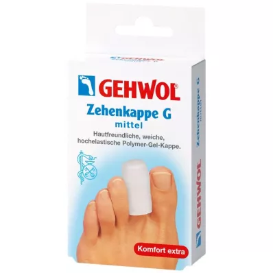 GEHWOL Καπάκι για τα δάχτυλα των ποδιών από πολυμερές τζελ G medium, 2 τεμ