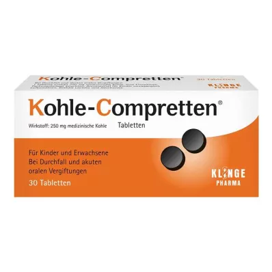 KOHLE Compretten δισκία, 30 τεμάχια