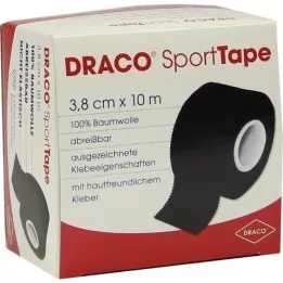 DRACO TAPEVERBAND 3,8 cmx10 m μαύρο, 1 τεμ