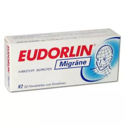 EUDORLIN Επικαλυμμένα με λεπτό υμένιο δισκία ημικρανίας, 20 τεμάχια