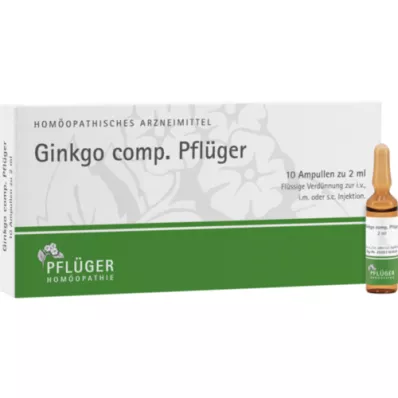 GINKGO COMP.Αμπούλες Pflüger, 10 τεμ