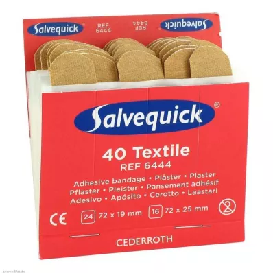 SALVEQUICK Ελαστικές λωρίδες γύψου 6444, 40 τεμ