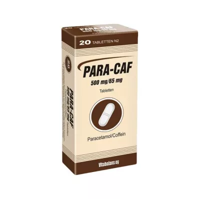 PARA CAF 500 mg/65 mg δισκία, 20 τεμάχια