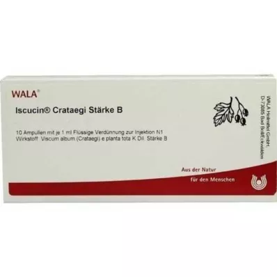 ISCUCIN crataegi άμυλο B αμπούλες, 10X1 ml