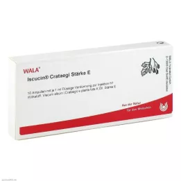ISCUCIN crataegi άμυλο E αμπούλες, 10X1 ml