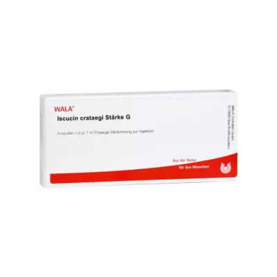ISCUCIN crataegi άμυλο G αμπούλες, 10X1 ml