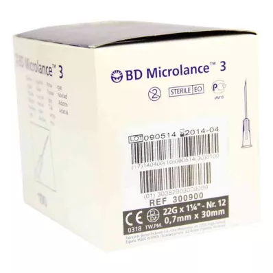 BD MICROLANCE Κάνουλα 22 G 1 1/4 0,7x30 mm, 100 τεμ BD MICROLANCE Κάνουλα 22 G 1 1/4 0,7x30 mm, 100 τεμ