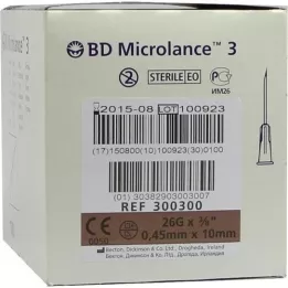 BD MICROLANCE Κάνουλα 26 G 3/8 0,45x10 mm, 100 τεμ