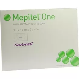 MEPITEL Ένας επίδεσμος από πλέγμα σιλικόνης 7,5x10 cm, 10 τεμάχια