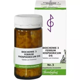BIOCHEMIE 3 Ferrum phosphoricum D 6 δισκία, 200 κάψουλες