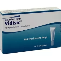 VIDISIC Gel για τα μάτια, 3X10 g