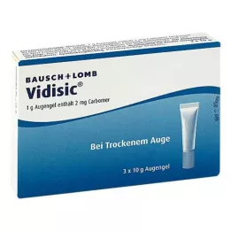 VIDISIC Gel για τα μάτια, 3X10 g