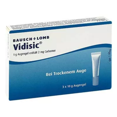 VIDISIC Gel για τα μάτια, 3X10 g VIDISIC Gel για τα μάτια, 3X10 g
