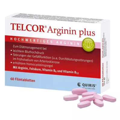 TELCOR Arginine plus επικαλυμμένα με λεπτό υμένιο δισκία, 120 τεμάχια TELCOR Arginine plus επικαλυμμένα με λεπτό υμένιο δισκία, 120 τεμάχια