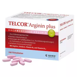 TELCOR Arginine plus επικαλυμμένα με λεπτό υμένιο δισκία, 240 κάψουλες