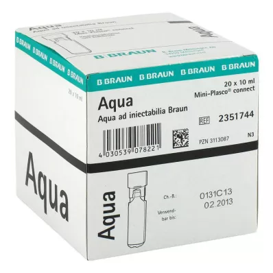 AQUA AD injectabilia Miniplasco connect Inj.-Lsg., 20X10 ml
