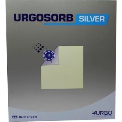 URGOSORB Ασημένιες κομπρέσες 10x10 cm, 10 τεμάχια