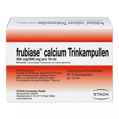 FRUBIASE CALCIUM Τ Αμπούλες πόσης, 20 τεμ FRUBIASE CALCIUM Τ Αμπούλες πόσης, 20 τεμ
