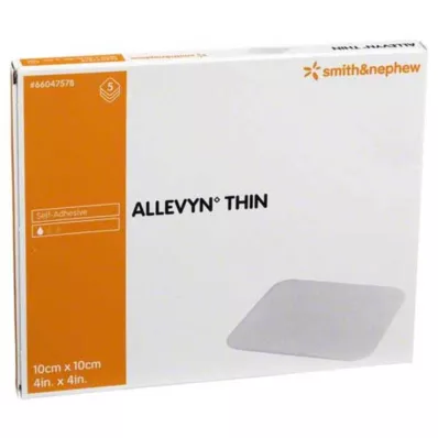ALLEVYN Λεπτός επίδεσμος τραύματος 10x10 cm, 5 τεμάχια