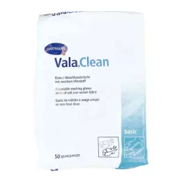 VALACLEAN Βασικά γάντια πλύσης, 50 τεμάχια