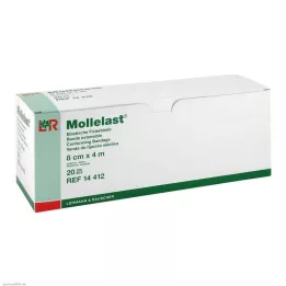 MOLLELAST Επίδεσμοι 8 cmx4 m σε ατομική συσκευασία, 20 τεμάχια