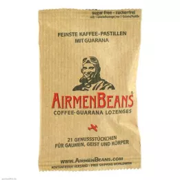 AIRMENBEANS παστίλιες καφέ με γκουαρανά, 21 τεμάχια