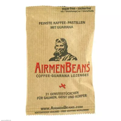 AIRMENBEANS παστίλιες καφέ με γκουαρανά, 21 τεμάχια AIRMENBEANS παστίλιες καφέ με γκουαρανά, 21 τεμάχια