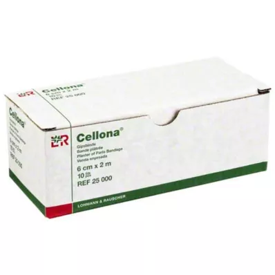 CELLONA Επίδεσμος γύψου 6 cmx2 m, 2X5 τεμ