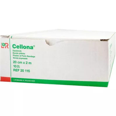 CELLONA Επίδεσμος γύψου 20 cmx2 m, 2X5 τεμ