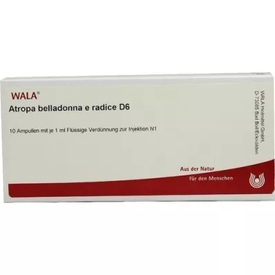 ATROPA belladonna e Radix D 6 αμπούλες, 10X1 ml