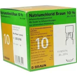 NATRIUMCHLORID 10% Brown MPC Διάλυμα έγχυσης, 20X10 ml