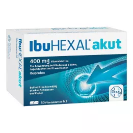 IBUHEXAL οξεία 400 επικαλυμμένα με λεπτό υμένιο δισκία, 50 τεμάχια