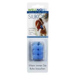 WELLNOISE Ωτοασπίδες μπλε blister, 3X2 τεμάχια