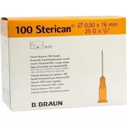 STERICAN Ins.insert.channel.0,5x16 mm, 100 τεμ