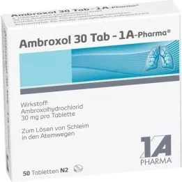 AMBROXOL 30 δισκία Tab-1A Pharma, 50 τεμάχια
